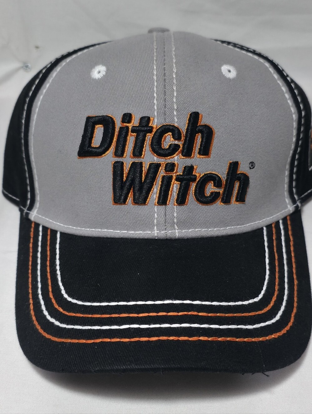 Ditch Witch Gray & Black Logo Cap Strapback